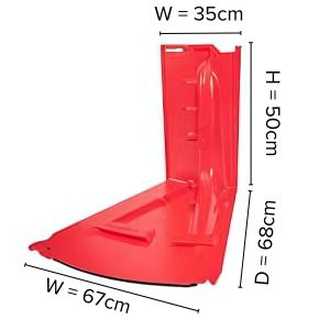 50cm Outer Curve Flood Barrier