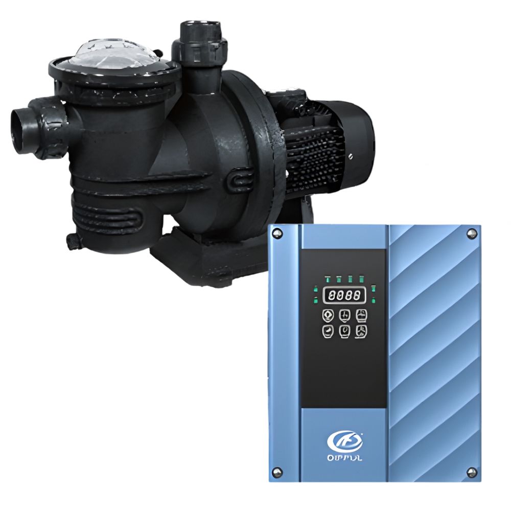 AC/DC Hybrid Solar Pool Pump 900w (poly)